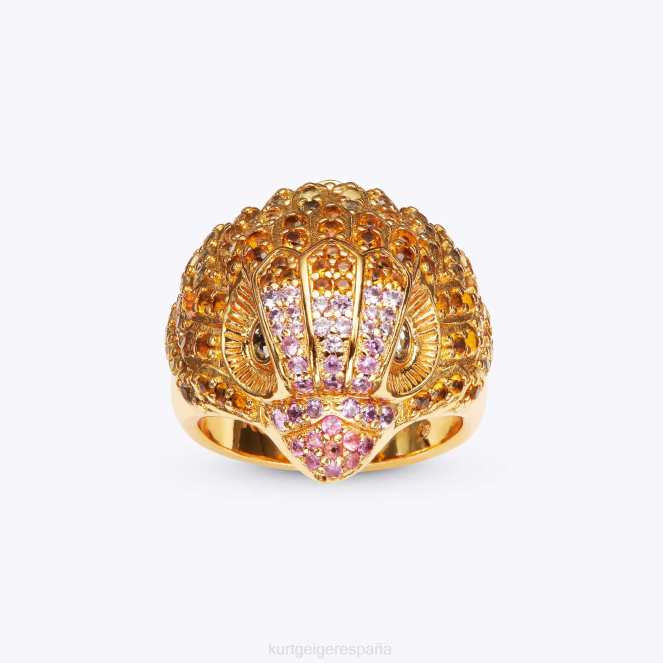 Kurt Geiger mujer anillo con águila pavimentada de Londres 2LPR542 | accesorios oro